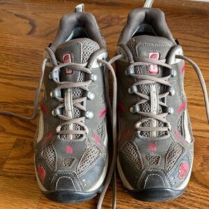The North Face women’s hiking shoes- with Pink Accents